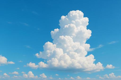 【風景素材】夏の空と雲1 【風景素材】夏の空と雲1の写真