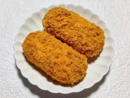 カニクリームコロッケ カニクリームコロッケ,揚げ物,料理の写真素材