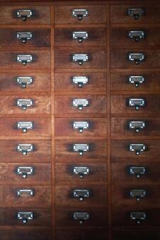 多数の引き出し 多数,引出,木製の写真素材