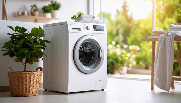 ドラム式洗濯機の写真