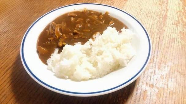 Photo, pork curry, curry and rice, curry, 
