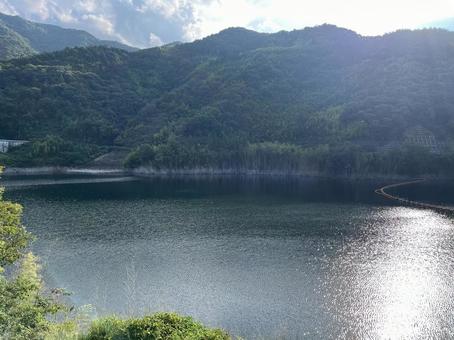 椛川ダム湖 椛川ダム湖 香川県,高松市,塩江の写真素材