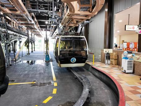 箱根ロープウェイ 姥子駅のホーム 箱根ロープウェイ 姥子駅のホームの写真