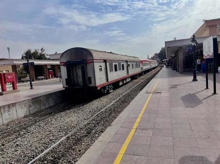 エジプトの電車 エジプトの電車 エジプト,電車,アスワンの写真素材