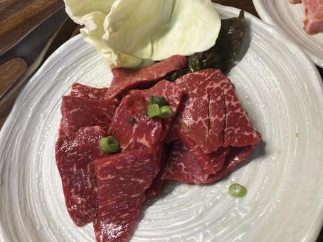 焼肉 焼肉 焼肉,カルビ,生肉の写真素材