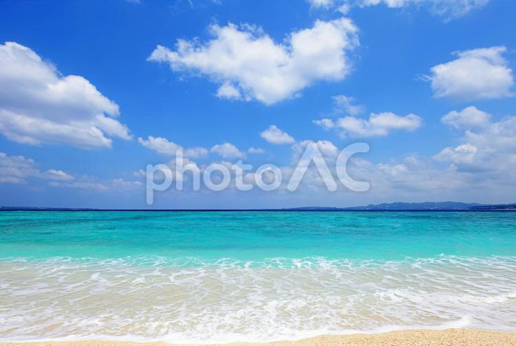 沖縄　美しい海　癒やし 日本,沖縄,海の写真素材