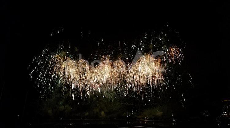 熱海会場花火大会 花火,熱海,海の写真素材