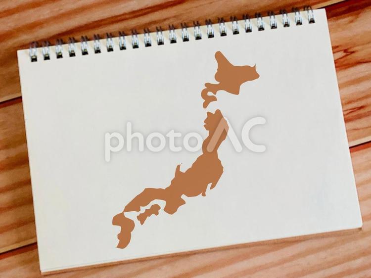 日本列島の地図 日本,国内,地図の写真素材