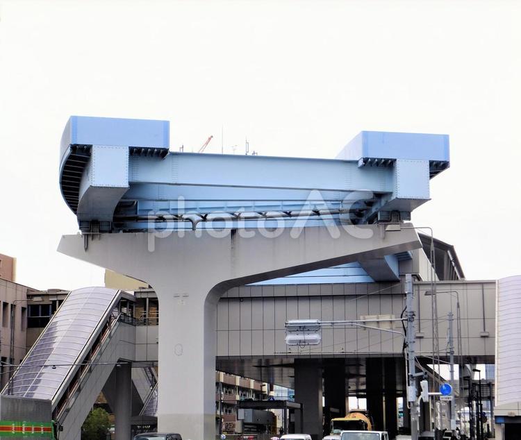 高速道路建設途中の風景 高速道路,建設現場,建設途中の写真素材