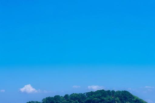 青空と展望台 青空と展望台の写真