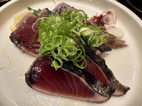 カツオのたたき　絶品の塩タタキ　土佐名物 鰹料理,たたき,塩たたきの写真素材