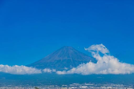 富士山 山,富士山,青空の写真素材