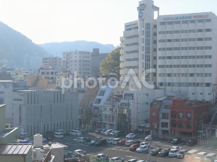 長崎新地中華街から見た景色 長崎新地中華街,長崎中華街,中華街の写真素材