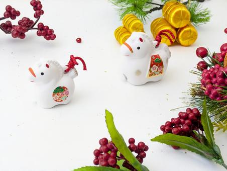 お正月(年賀状&年末年始)29 お正月(年賀状&年末年始)29 冬,年賀状,干支の写真素材