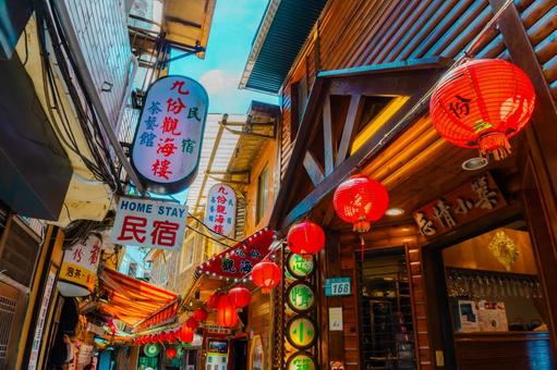 【台湾】九份の風景 【台湾】九份の風景 九份,taiwan,風景の写真素材