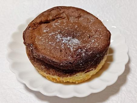 ショコラタルト ショコラタルト ショコラタルト,チョコレートタルト,タルトショコラの写真素材