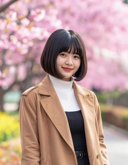 春・彼女のポートレートは桜色 春・彼女のポートレートは桜色の写真