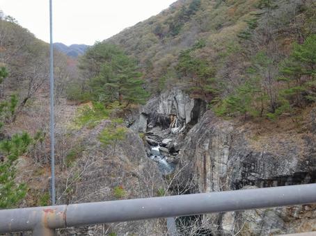 龍王峡(むささび橋周辺の風景) 龍王峡(むささび橋周辺の風景) 龍王峡,むささび橋,風景の写真素材