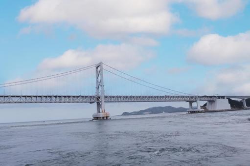 大鳴門橋（鳴門海峡大橋） 大鳴門橋,鳴門海峡大橋,海の写真素材
