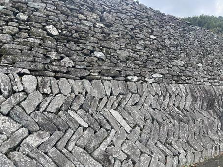 石積み 石積み,石,練り石の写真素材