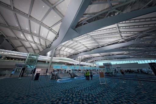 羽田空港第2ターミナル国際線出発ロビー 羽田空港第2ターミナル国際線出発ロビー 羽田空港,第2ターミナル,国際線の写真素材
