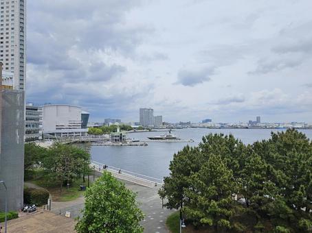 横浜の風景 横浜の風景 海,建物,風景の写真素材