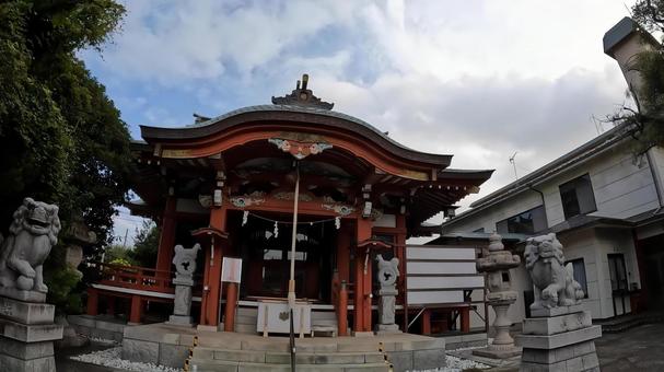 東京都葛飾区堀切 上千葉香取神社 東京都,葛飾区,堀切の写真素材
