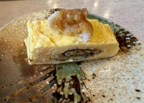 Eel and egg roll, JPG