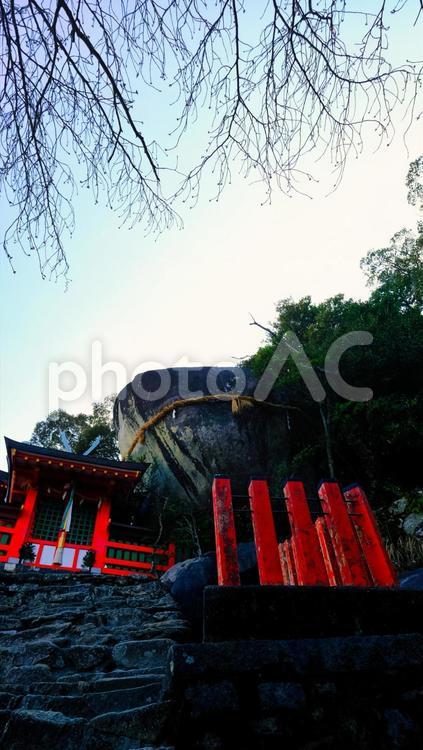 神倉神社の風景 和歌山県,観光,観光地の写真素材