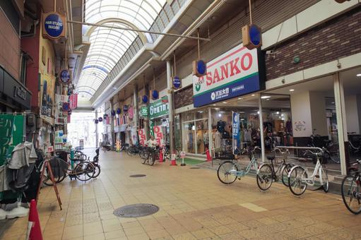京橋中央商店街 お買い物,商店街,京橋中央商店街の写真素材