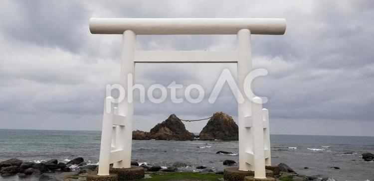 福岡　糸島　櫻井二見ヶ浦 櫻井二見ヶ浦,二見ヶ浦,糸島の写真素材