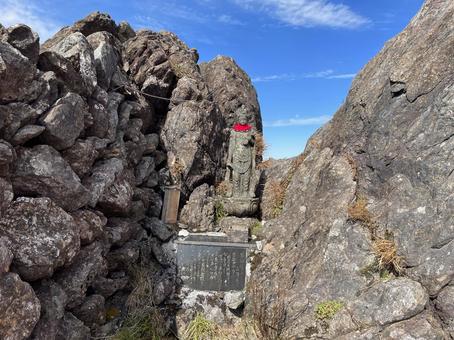早池峰山十一面観音様 早池峰山十一面観音様 早池峰山,山頂,観音様の写真素材