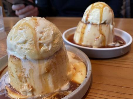 プリン プリン,アイス,デザートの写真素材