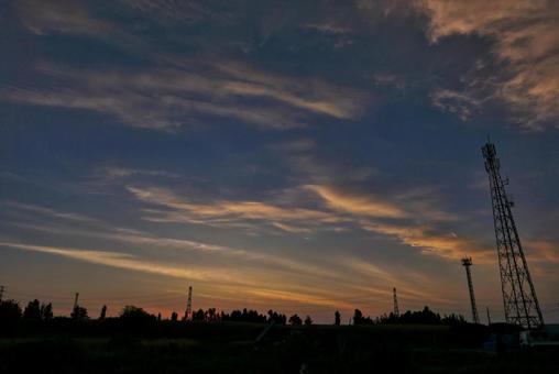 夕焼け 夕焼けの写真