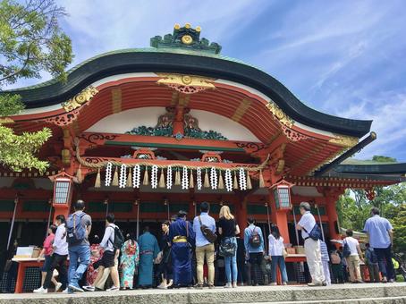 伏見稲荷大社 伏見稲荷大社 伏見稲荷大社,神社,観光地の写真素材
