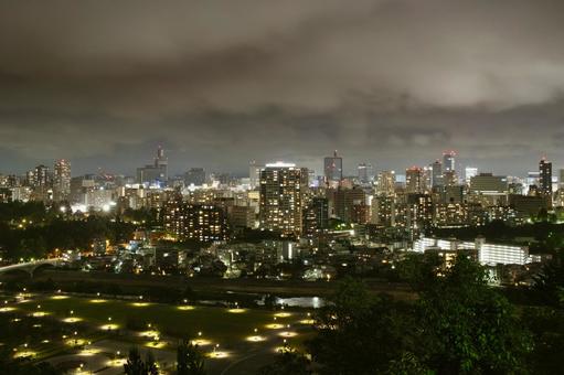 仙台市夜景〜眺望 仙台市夜景〜眺望 仙台市,夜景,青葉山の写真素材