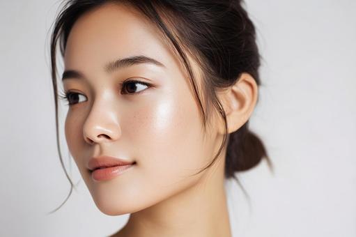 女性のアップ 女性のアップの写真