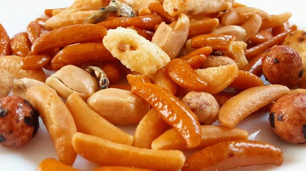 Mixed rice cracker snacks - 2, JPG