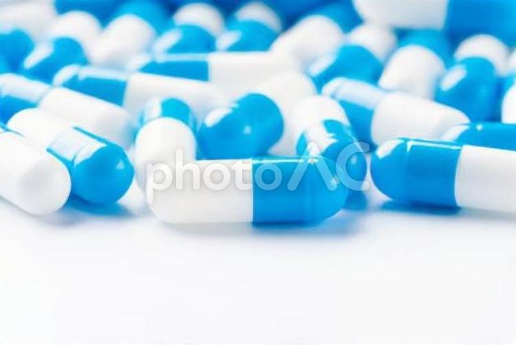 薬　カプセル剤　明るいイメージ カプセル薬,薬,大量の写真素材