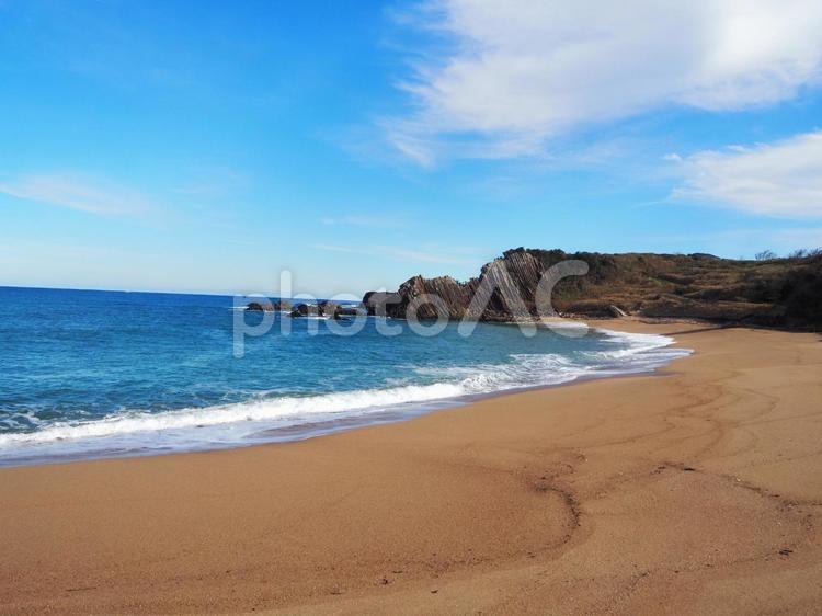 美しい海から貰う癒し 砂,岩場,風光明媚の写真素材