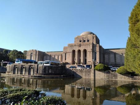 聖徳記念絵画館 聖徳記念絵画館,明治神宮外苑,駐車場の写真素材