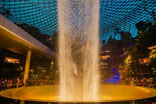 【シンガポール】ジュエル チャンギ空港 シンガポール,ジュエル,チャンギの写真素材