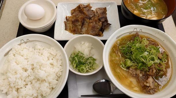 肉吸い定食 肉吸い定食,定食,肉吸いの写真素材