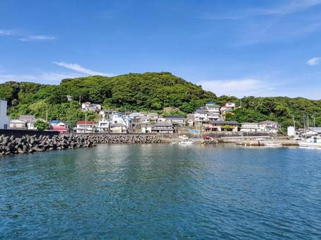 南伊豆 下田市の須崎港 南伊豆 下田市の須崎港 須崎港,海,太平洋の写真素材