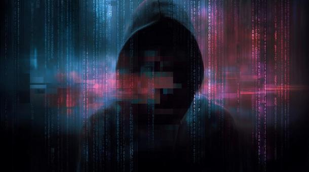 サイバー空間の仮面ハッカー・情報漏洩 サイバー空間の仮面ハッカー・情報漏洩の写真