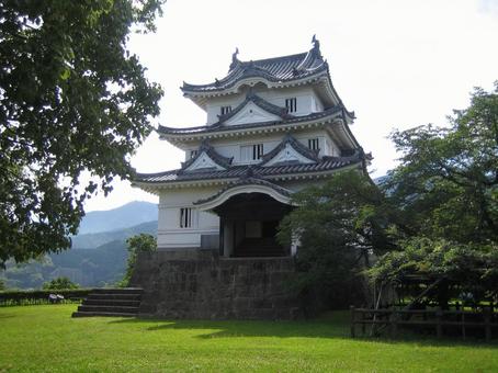 宇和島城　天守 宇和島城,藤堂高虎,現存天守の写真素材