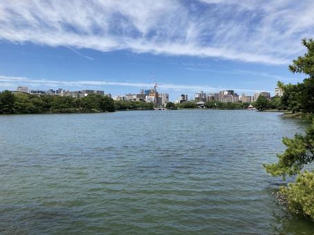 Photo, lake, fukuoka, water, 