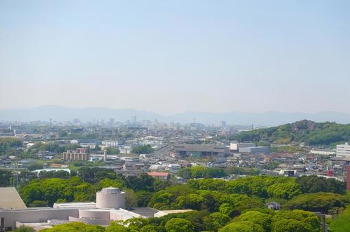愛知県豊橋市の街並み 愛知県,豊橋,街並みの写真素材