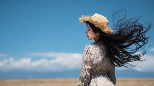 女性 ポートレート 自然 女性 ポートレート 自然の写真