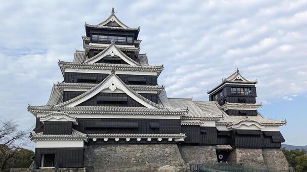 熊本城 九州,熊本市,加藤清正の写真素材